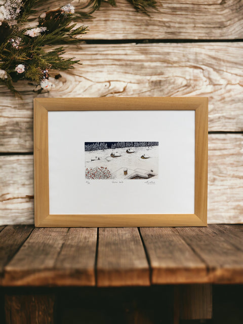 Vecchie baite (Monterotta sotto la neve)