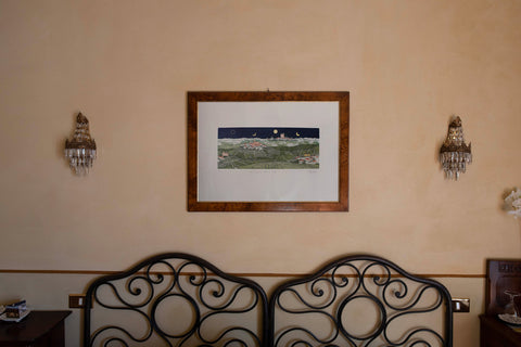 Fasi lunari sui castelli di Langa